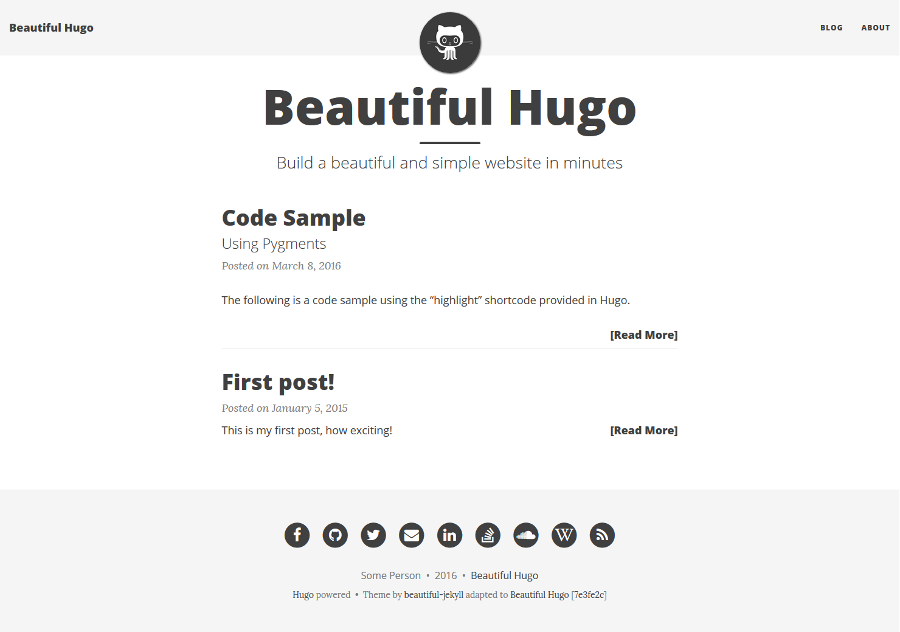 Hugo themes